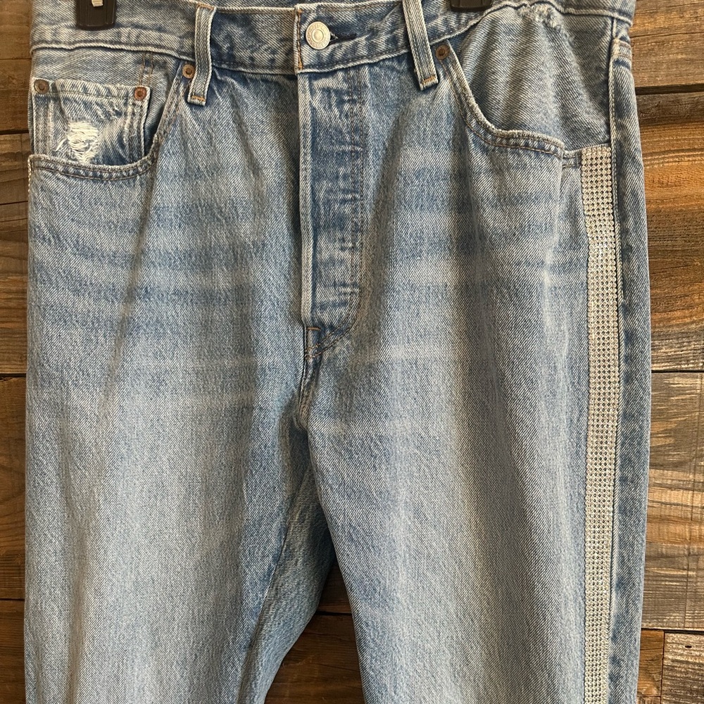 Levi 501 with bling❤️